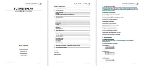 businessplan kurzform|Businessplan: Kostenloses PDF Beispiele, Muster und Vorlagen.